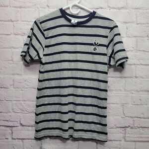 Tottenham Hotspur Official Striped FC Shirt Mens S Blokecore‎ Retro Streetwear